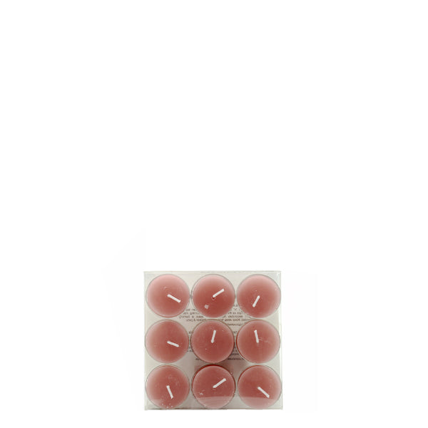 Tealight Candles Set of 9 Blush