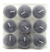Tealight Candles Set of 9 Pewter
