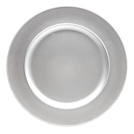 Chloe 33cm Charger Silver