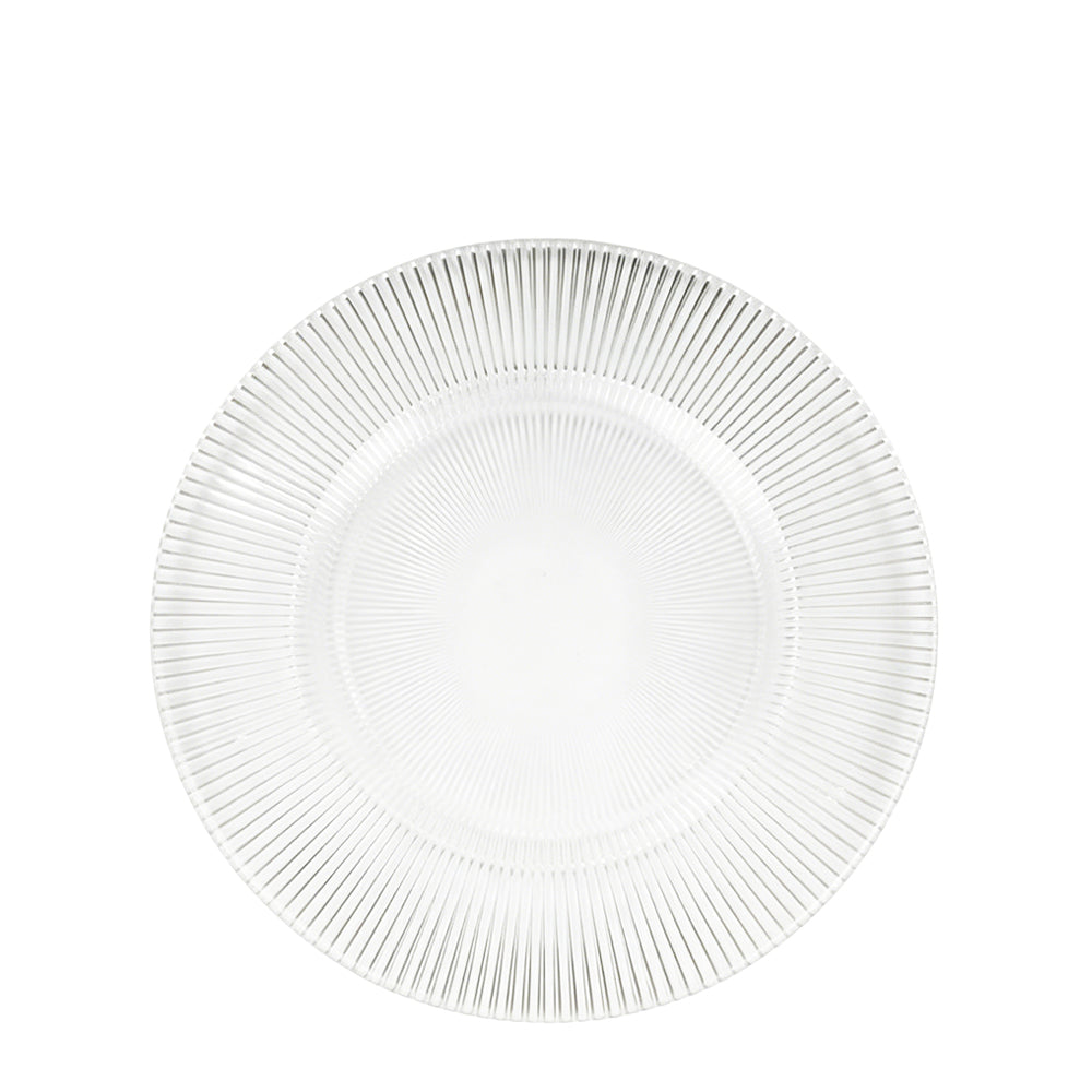 Radiance 21cm Clear Glass Plate