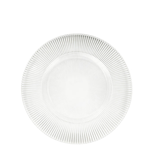 Radiance 21cm Clear Glass Plate