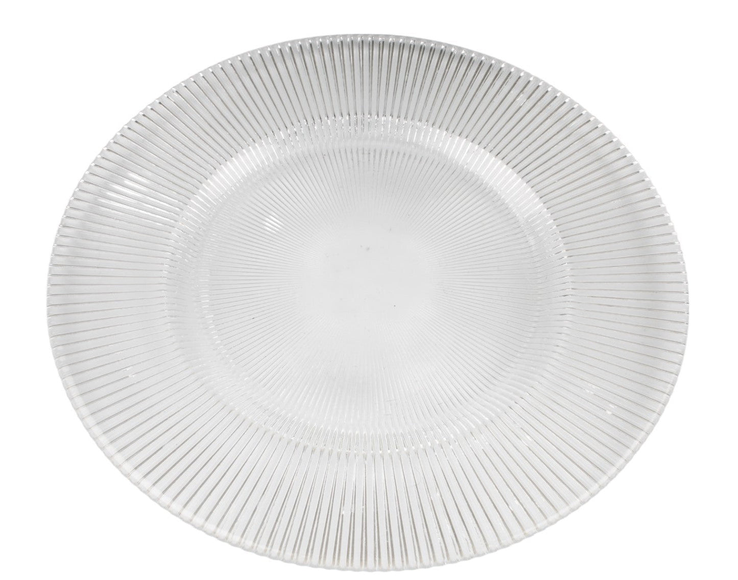 Radiance 21cm Clear Glass Plate