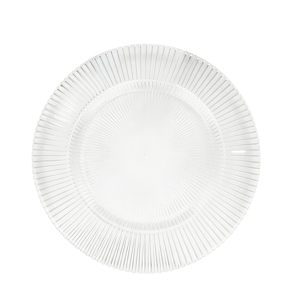Radiance 28cm Clear Glass Plate