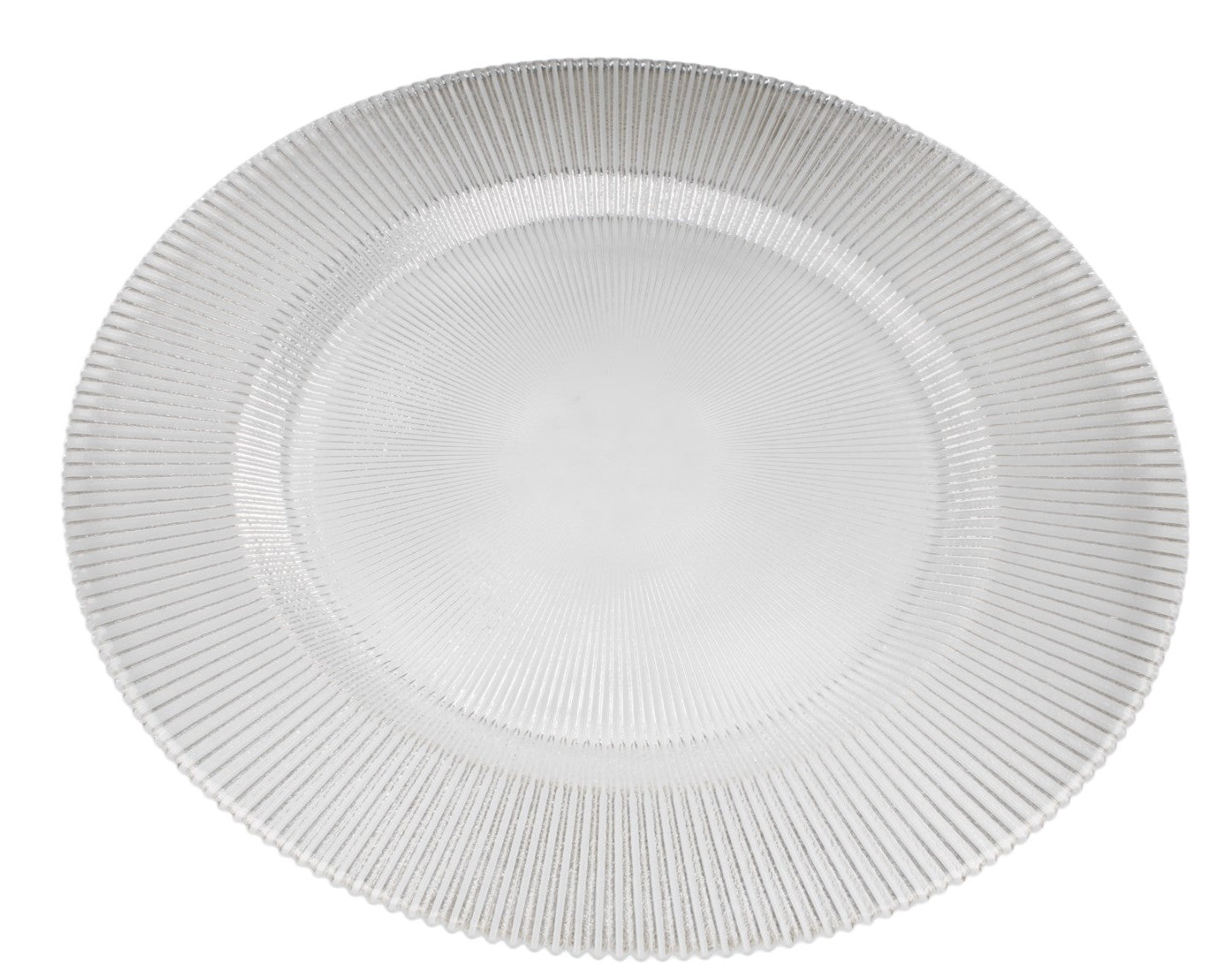 Radiance 33cm Clear Glass Charger Plate