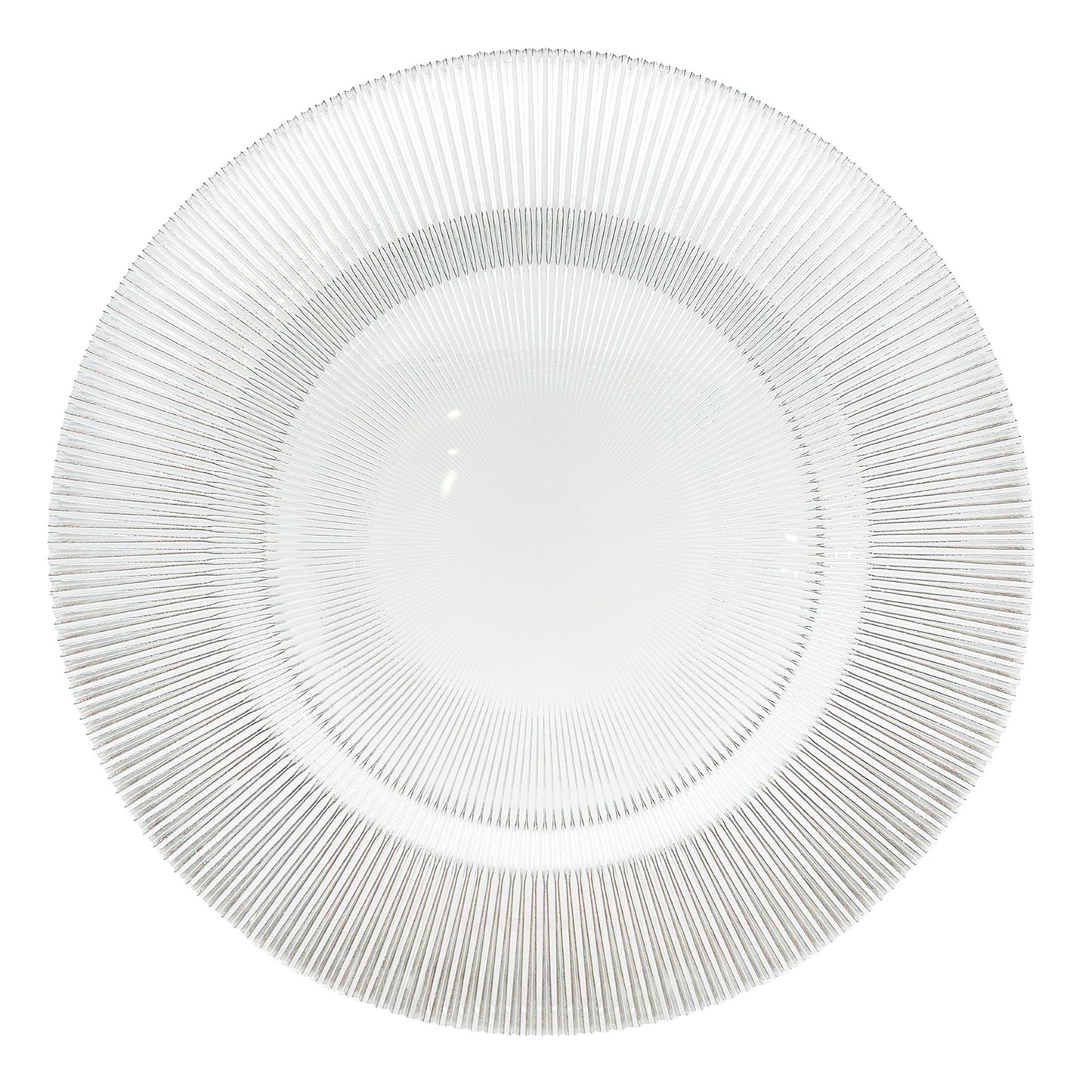 Radiance 33cm Clear Glass Charger Plate