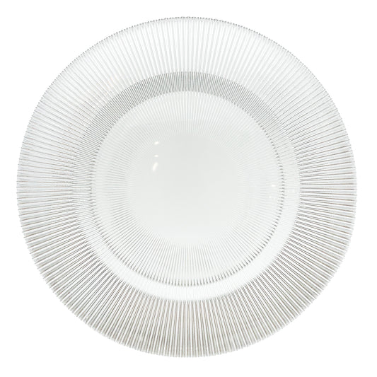 Radiance 33cm Clear Glass Charger Plate
