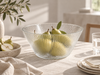 Radiance 22cm Clear Glass Serving Bowl