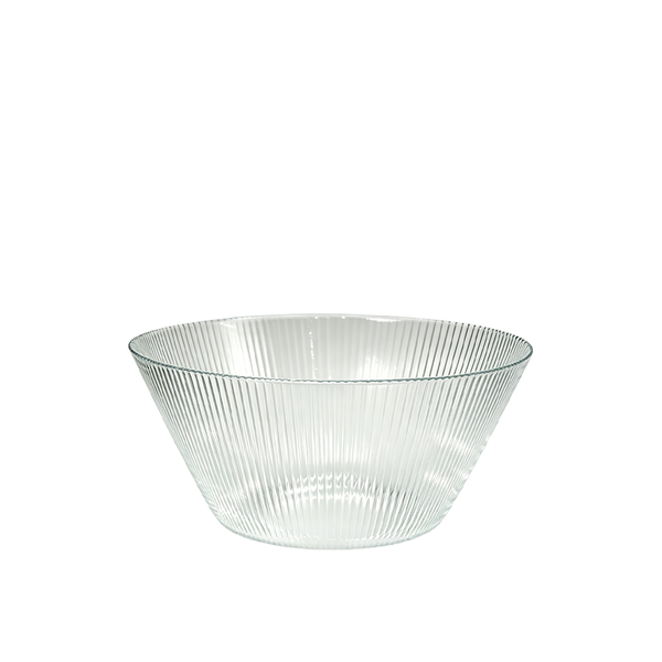 Radiance 22cm Clear Glass Serving Bowl