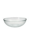 Glacier 28cm Clear Glass Shallow Bowl