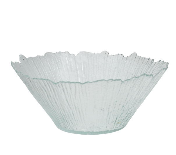 Jackie 25cm Clear Glass Bowl
