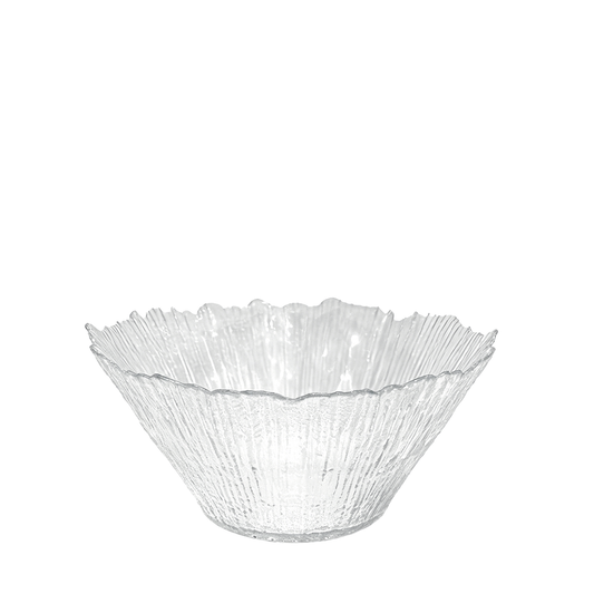 Jackie 25cm Clear Glass Bowl