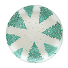 Forest Dream 21cm Glass Plate, Green