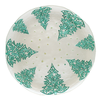 Forest Dream 33cm Glass Plate, Green