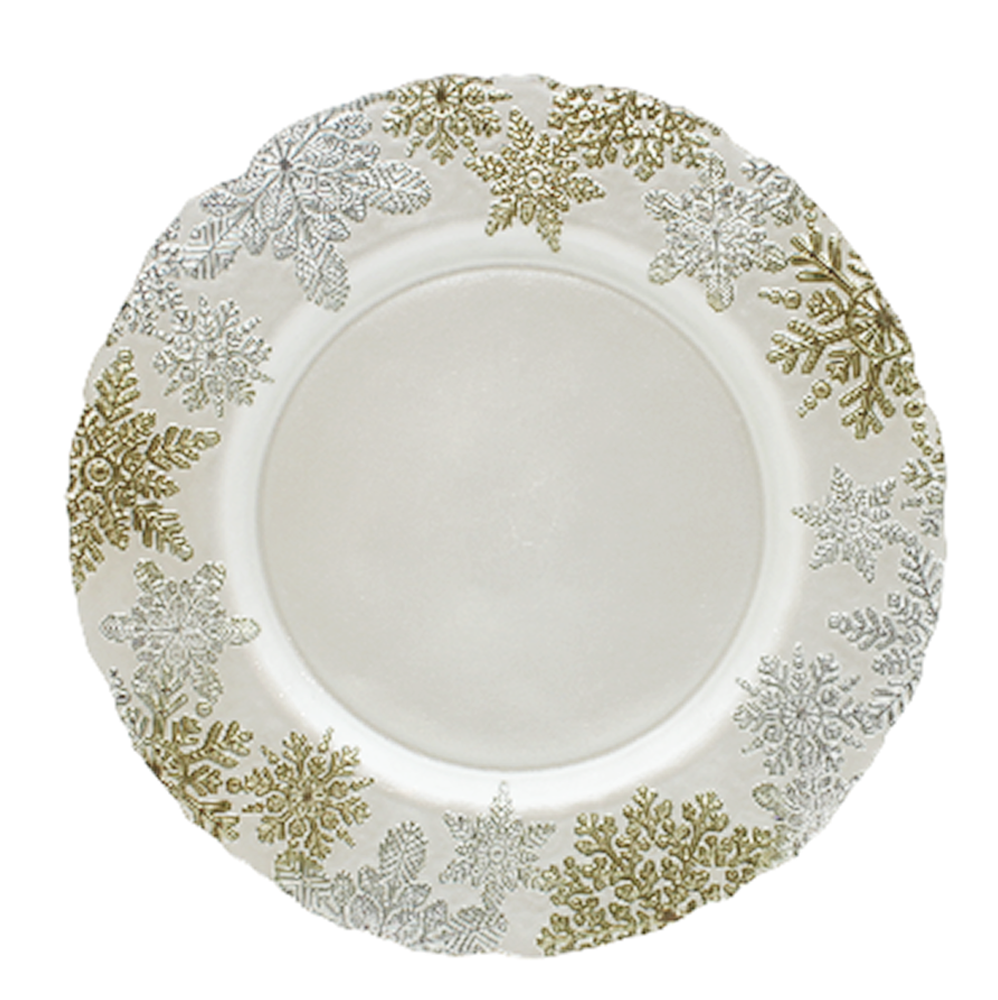 Winter Wonderland 32.5cm Glass Plate