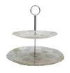 Winter Wonderland  Glass 2 Tier Server