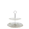 Winter Wonderland  Glass 2 Tier Server