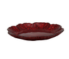 Opulence 16cm Glass Red Plate