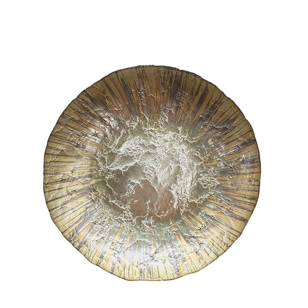 Messina 40cm Glass Centrepiece