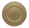 Tessa 32cm Gold Glass Charger