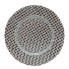 Tessa 32cm Silver Glass Charger