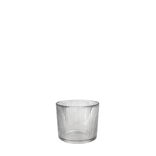 Avanti Glass Tealight Holder, Opal Grey