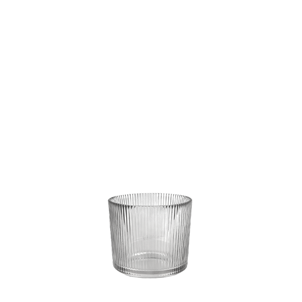 Avanti Glass Tealight Holder, Opal Grey