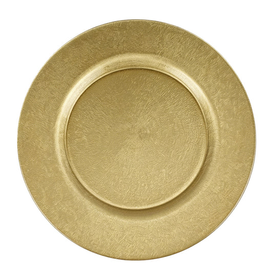 Symphony 32cm Gold Glass Charger