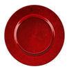 Symphony 32cm Red Glass Charger