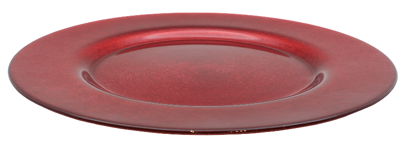 Symphony 32cm Red Glass Charger