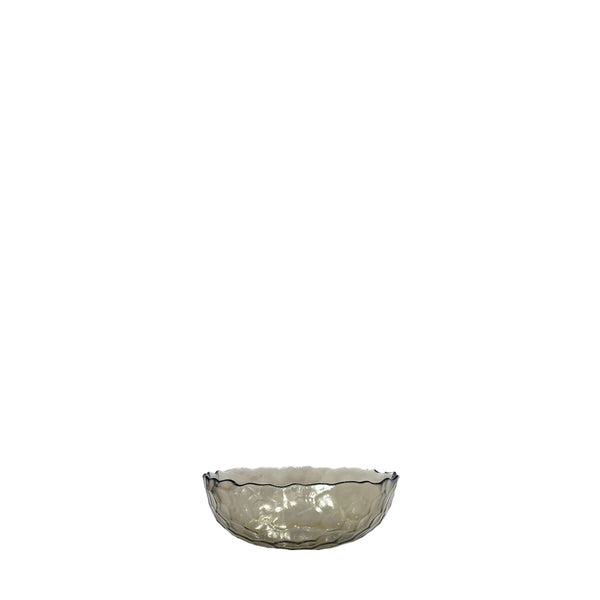 Olympia 20cm Glass Bowl, Coffee Lustre