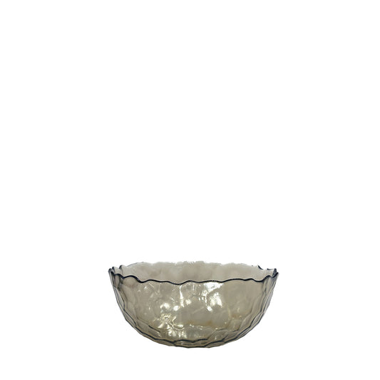 Olympia 25cm Glass Bowl, Coffee Lustre