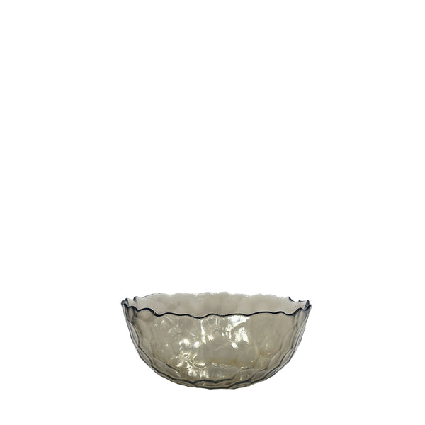 Olympia 25cm Glass Bowl, Coffee Lustre