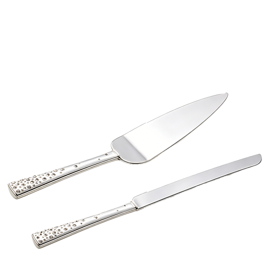 Cherish Crystals Cake Serving Set