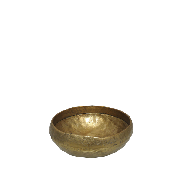 Layla Large Centerpiece Bowl 26 x 11cm, Gold Finish