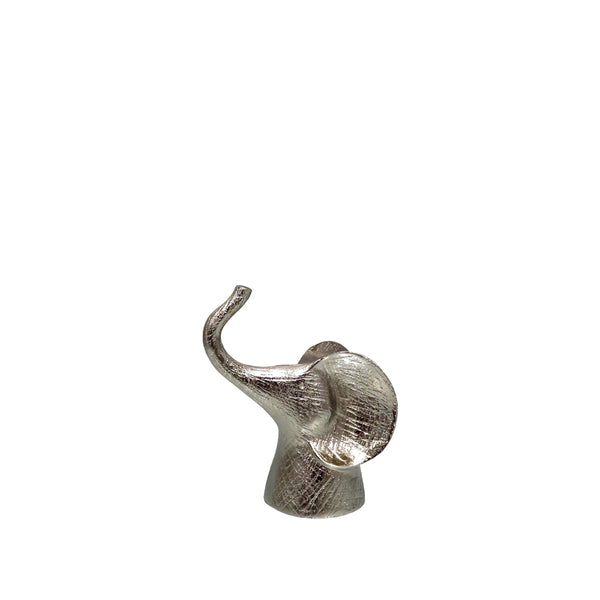 Maddox Small Elephant 15cm H, Nickel Finish