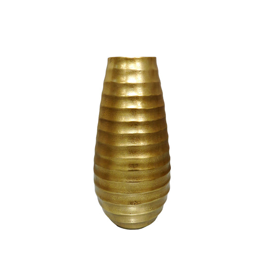 Emilia Small Vase 37cm, Gold Finish