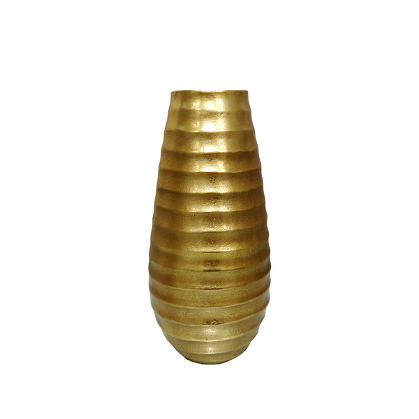 Emilia Small Vase 37cm, Gold Finish
