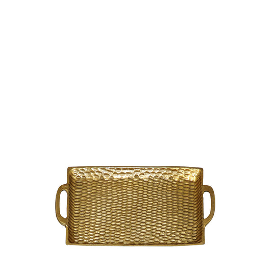 Jasper Small Tray 51 x 23cm, Gold Finish