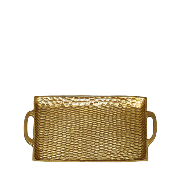 Jasper Large Tray 63 x 29cm, Gold Finish