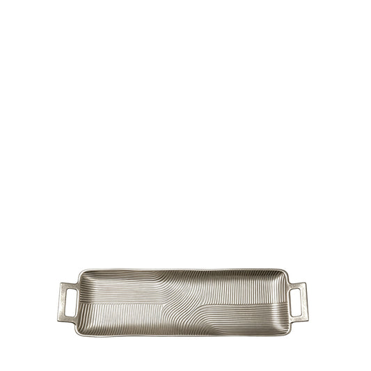 Kai Small Tray 58.5 x 15 x 5cm, Nickel Finish