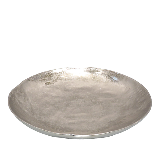 Laird Large Centerpiece 51cm D., Nickel Finish