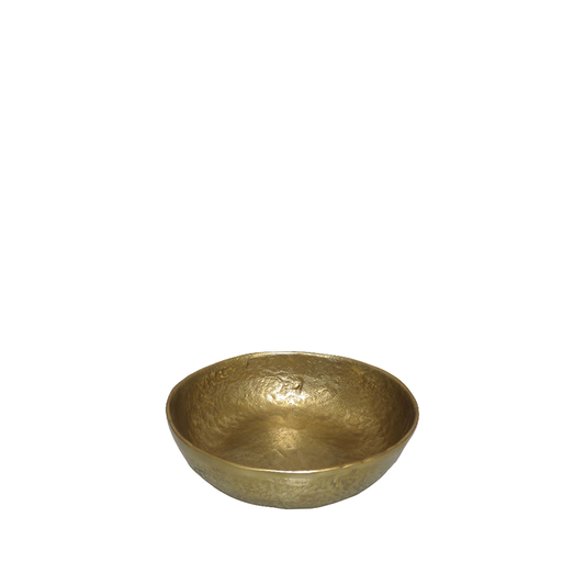 Laird Large Bowl 24.5 x 6.5cm, Gold Finish