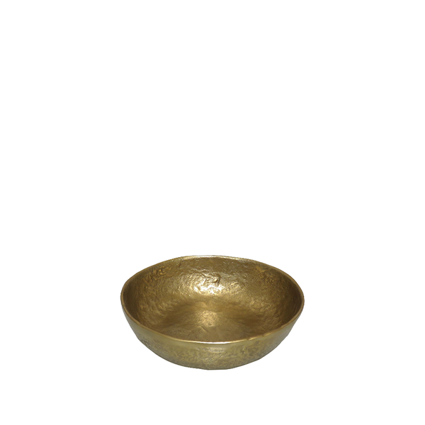 Laird Large Bowl 24.5 x 6.5cm, Gold Finish