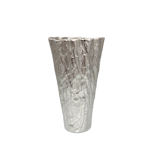 Wynter Small Vase 36cm, Nickel Finish