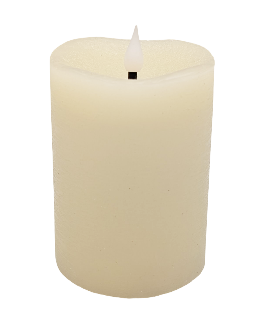 Flameless LED Candle Ivory 3"Dia. X 4"H