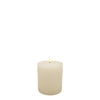 Flameless LED Candle Ivory 4"Dia. X 5"H