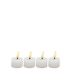 Flameless LED Tealight Set of 4 White