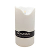 Flameless LED Indoor/Outdoor Candle White 6"Dia. X 12"H