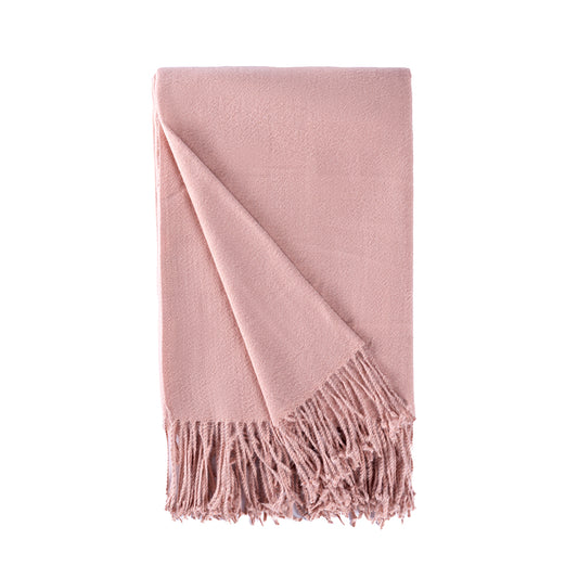 Bella 50" x 60" Pashmina Style Throw, Rosewood