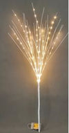 White Glitter Branch 100cm/39in | 99 Warm White Lights